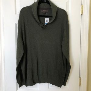 NWT Tasso Elba Shawl-Collar Sweater